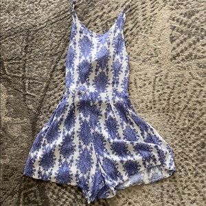 Backless Flowy Romper